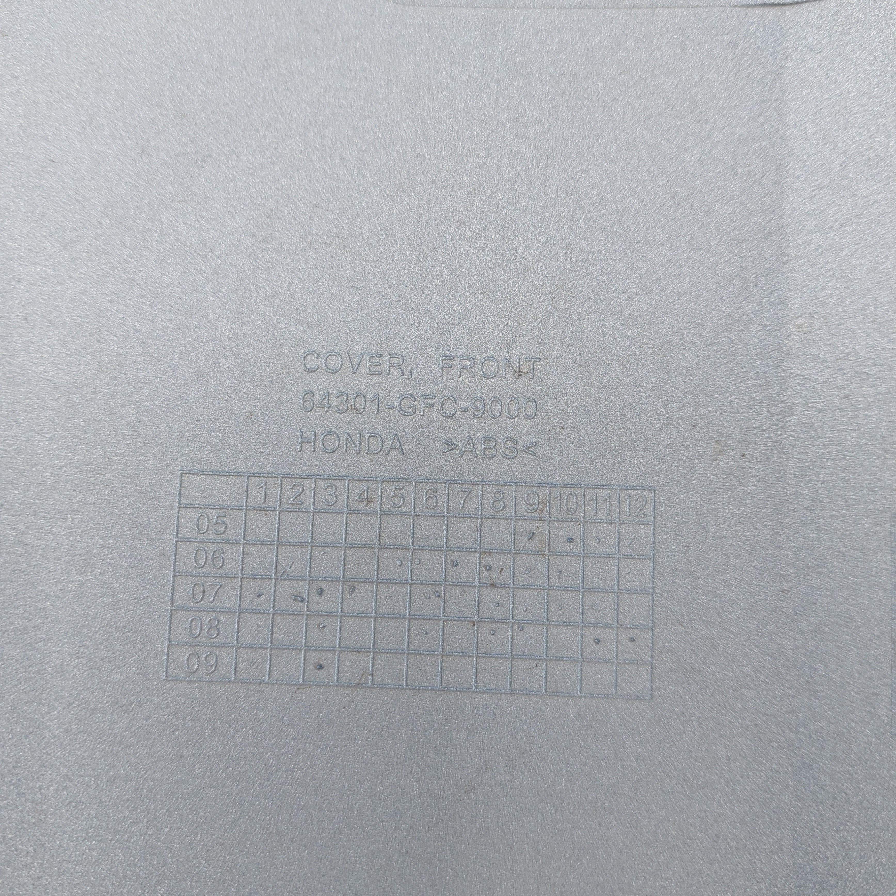 Honda Today Front Centre Panel - Light Blue (AF61)