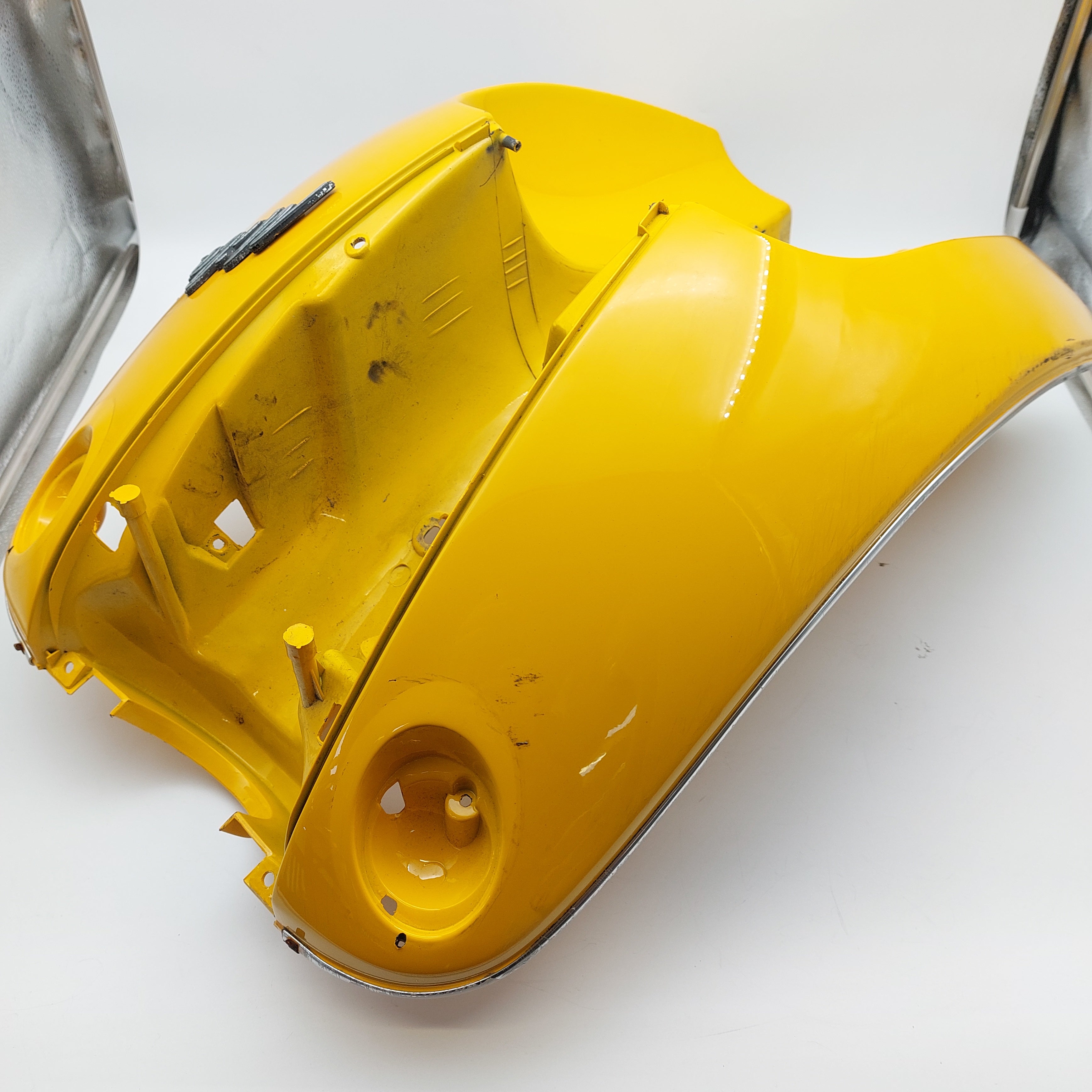 Vmoto Milan Main Front Panel (Leg Shield) - Yellow