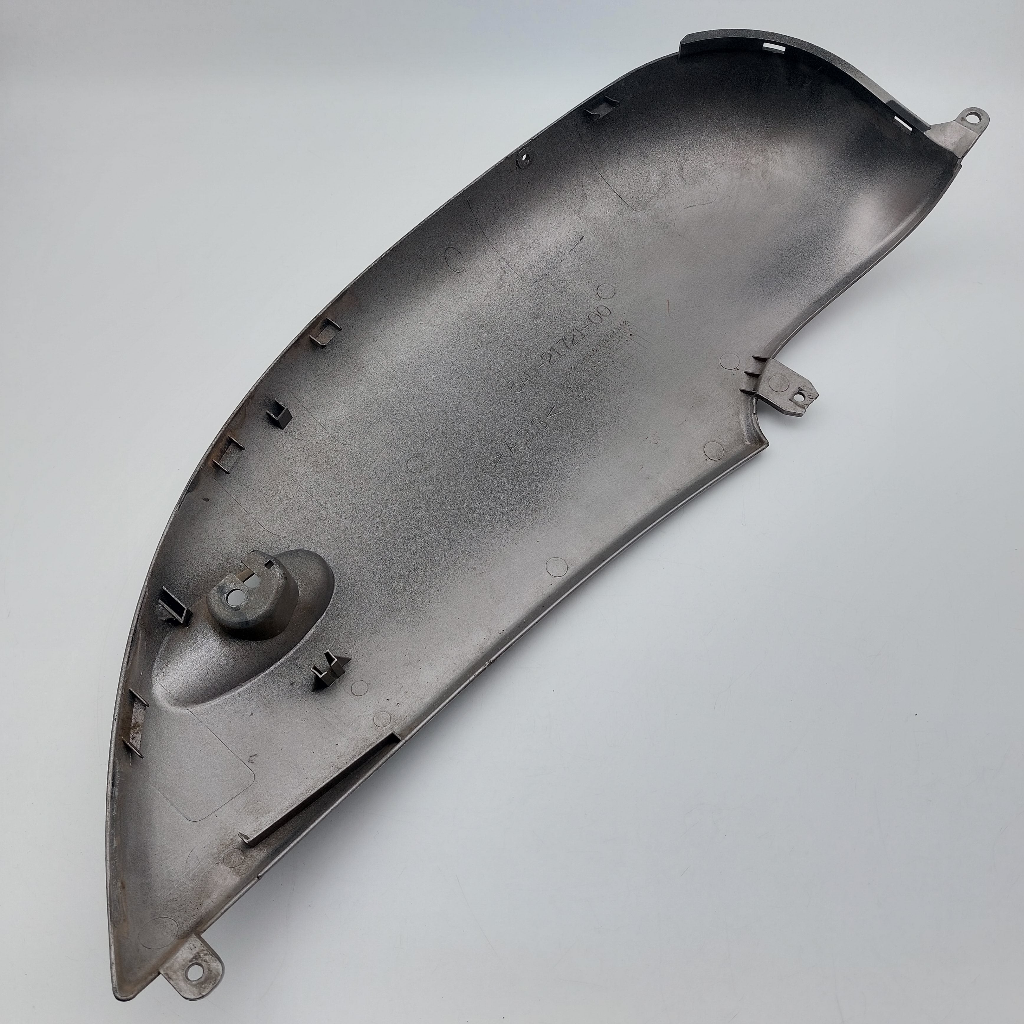 Yamaha Vino LH Rear Side Panel - Silver/Grey