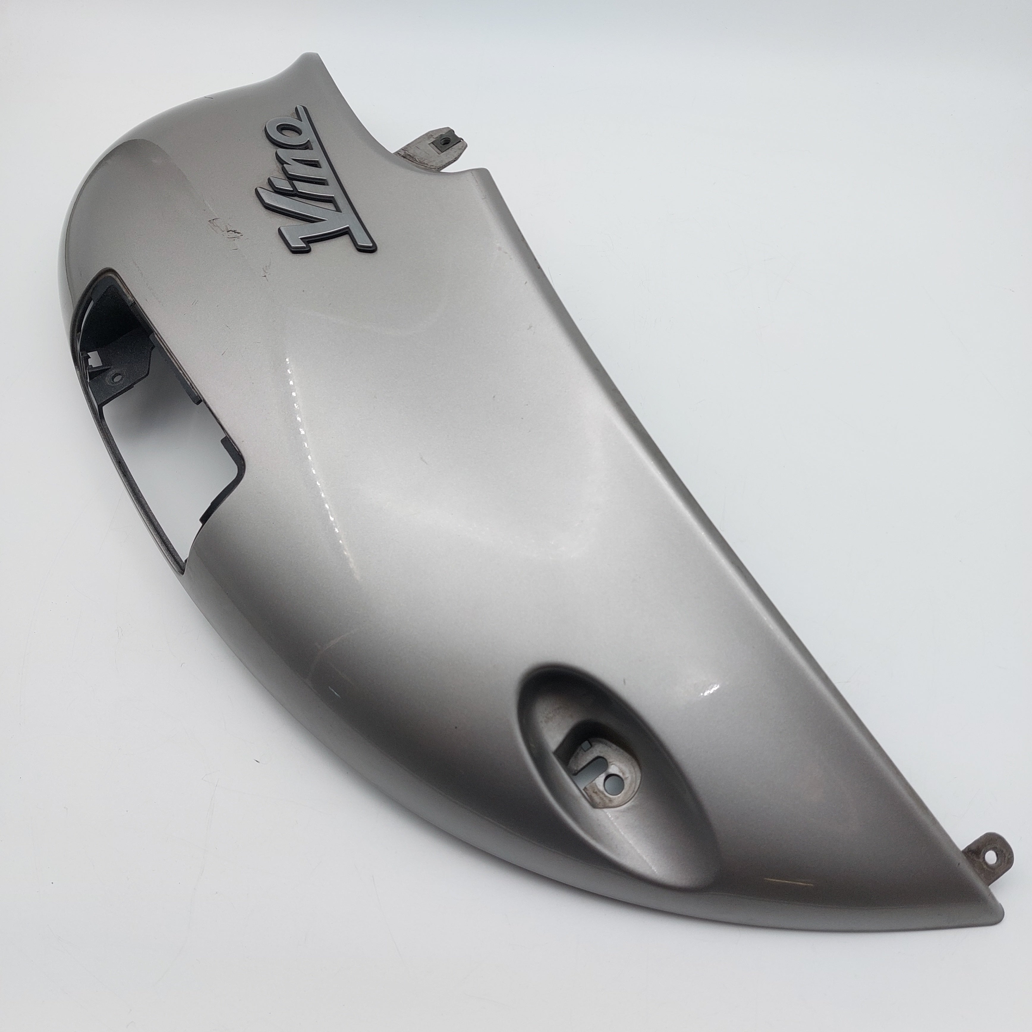 Yamaha Vino RH Rear Side Panel - Silver/Grey
