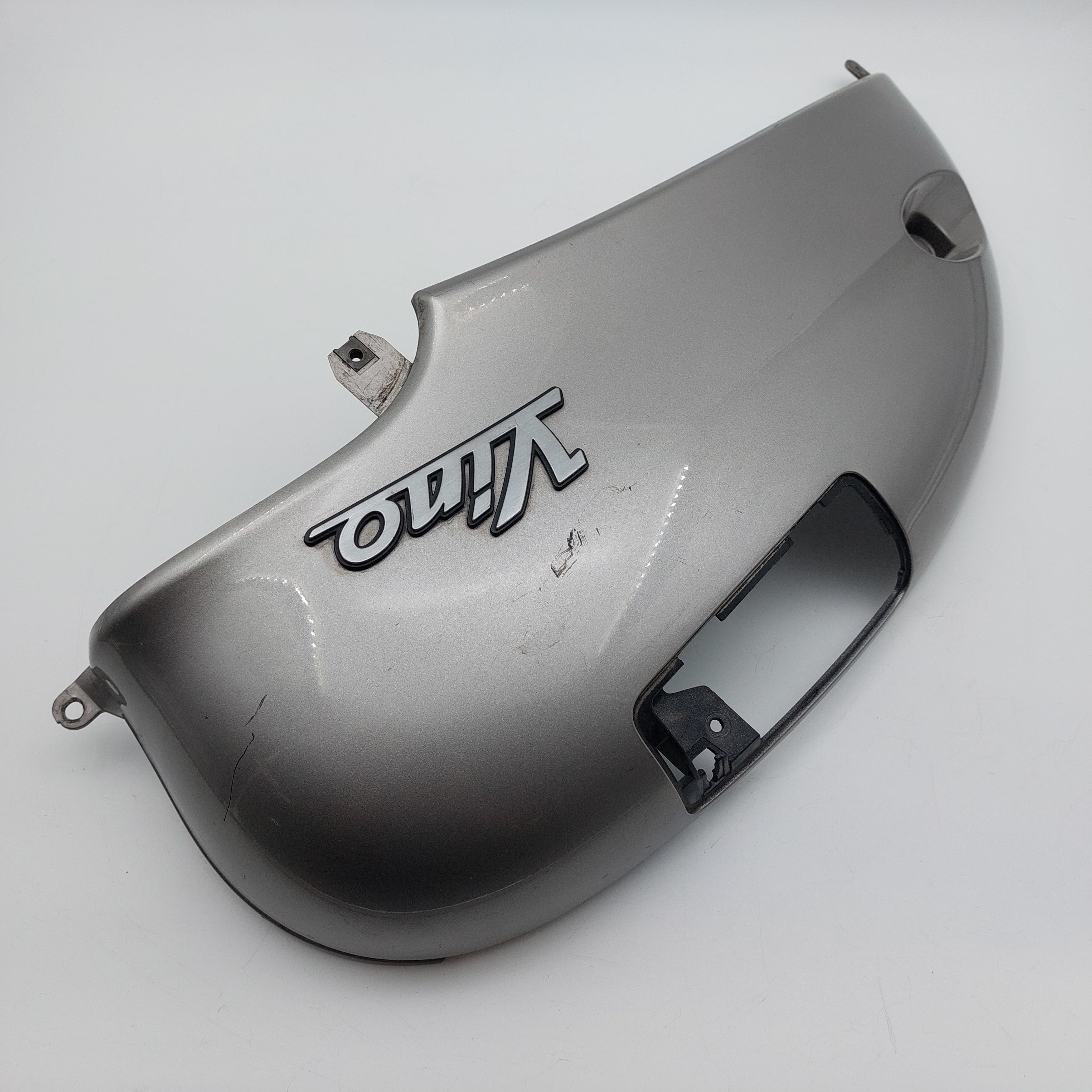 Yamaha Vino RH Rear Side Panel - Silver/Grey