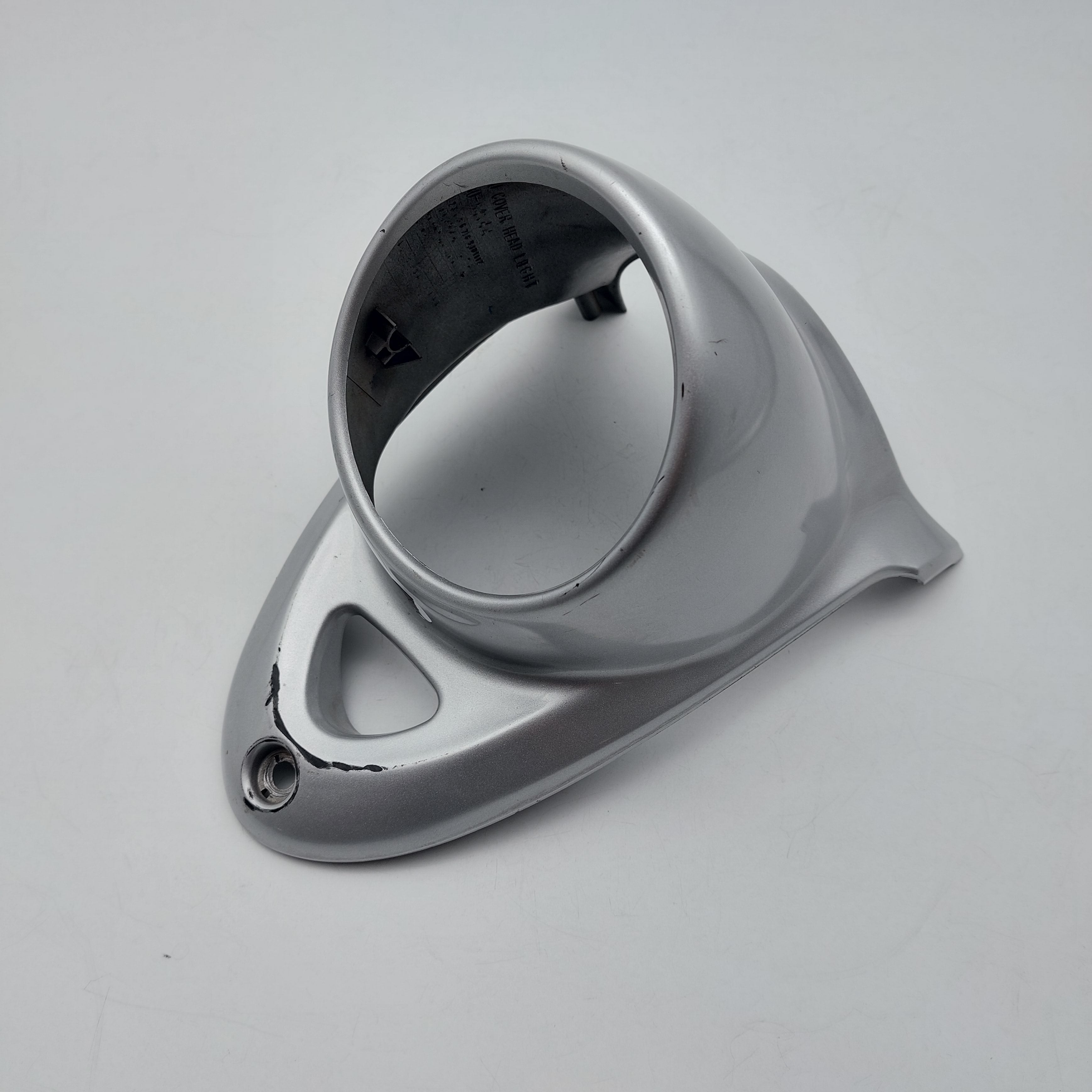 Yamaha Vino Head Light Surround Panel - Silver/Grey