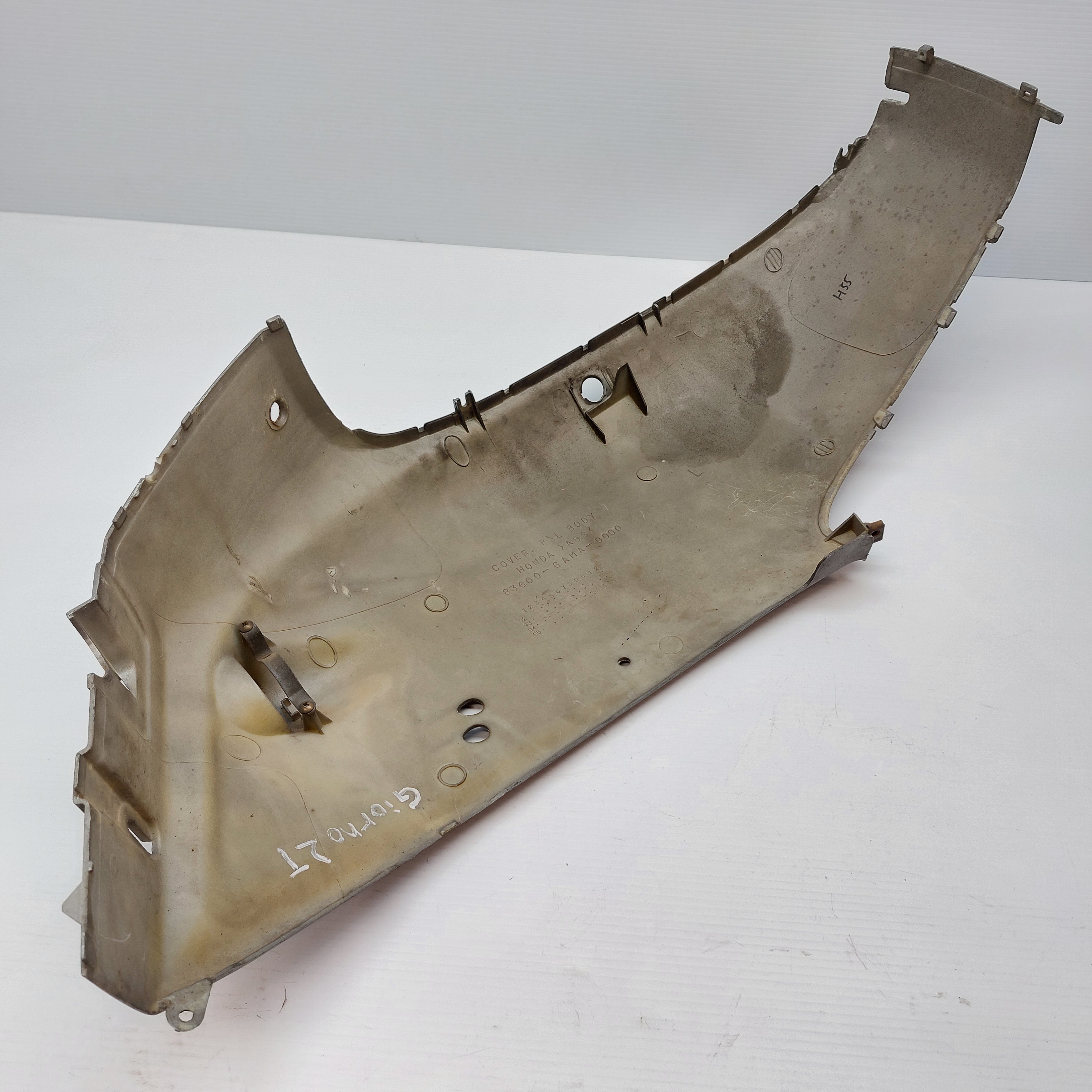 Honda Giorno AF24 LH Rear Side Panel - Grey/Silver