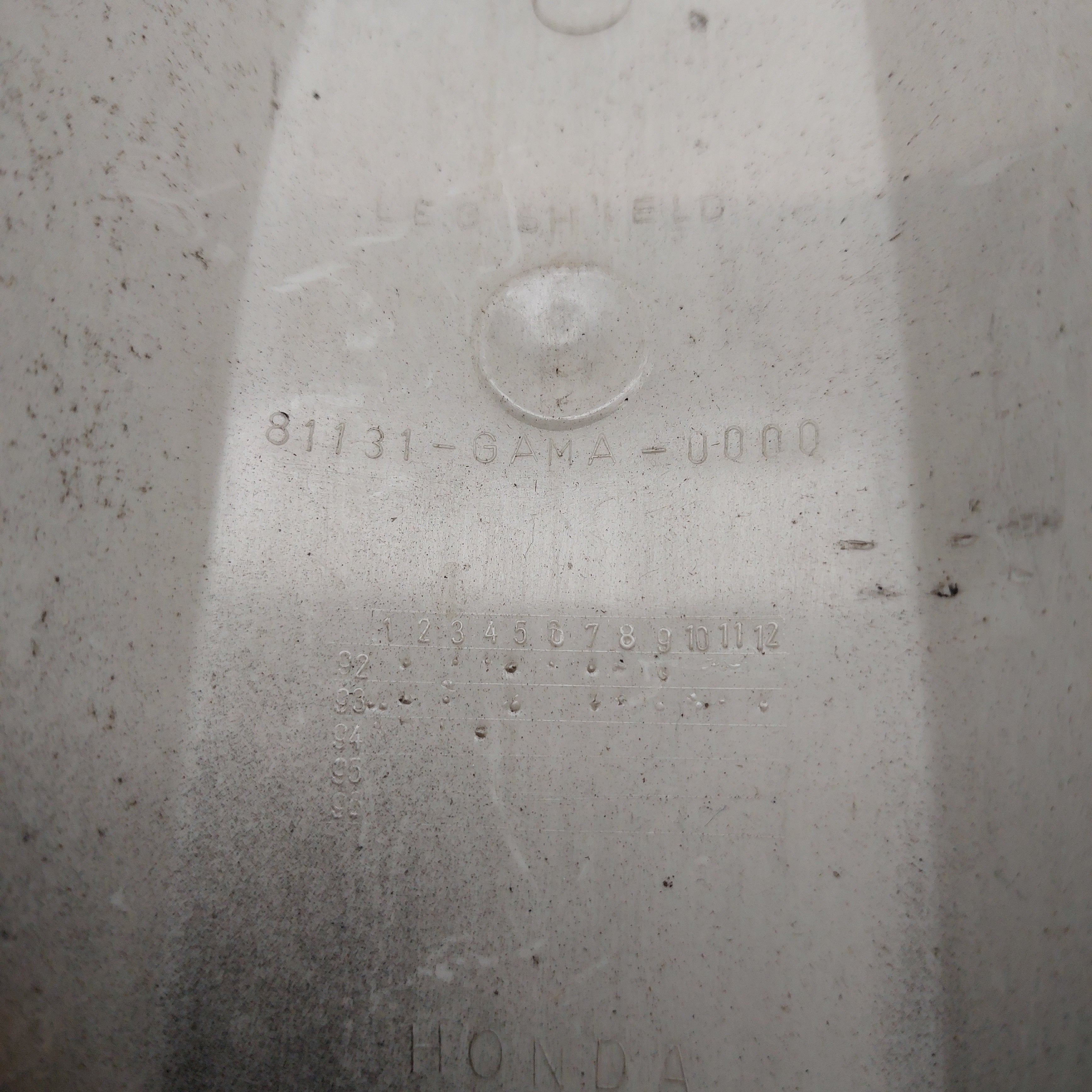 Honda Giorno AF24 Main Front Panel (Leg Shield)