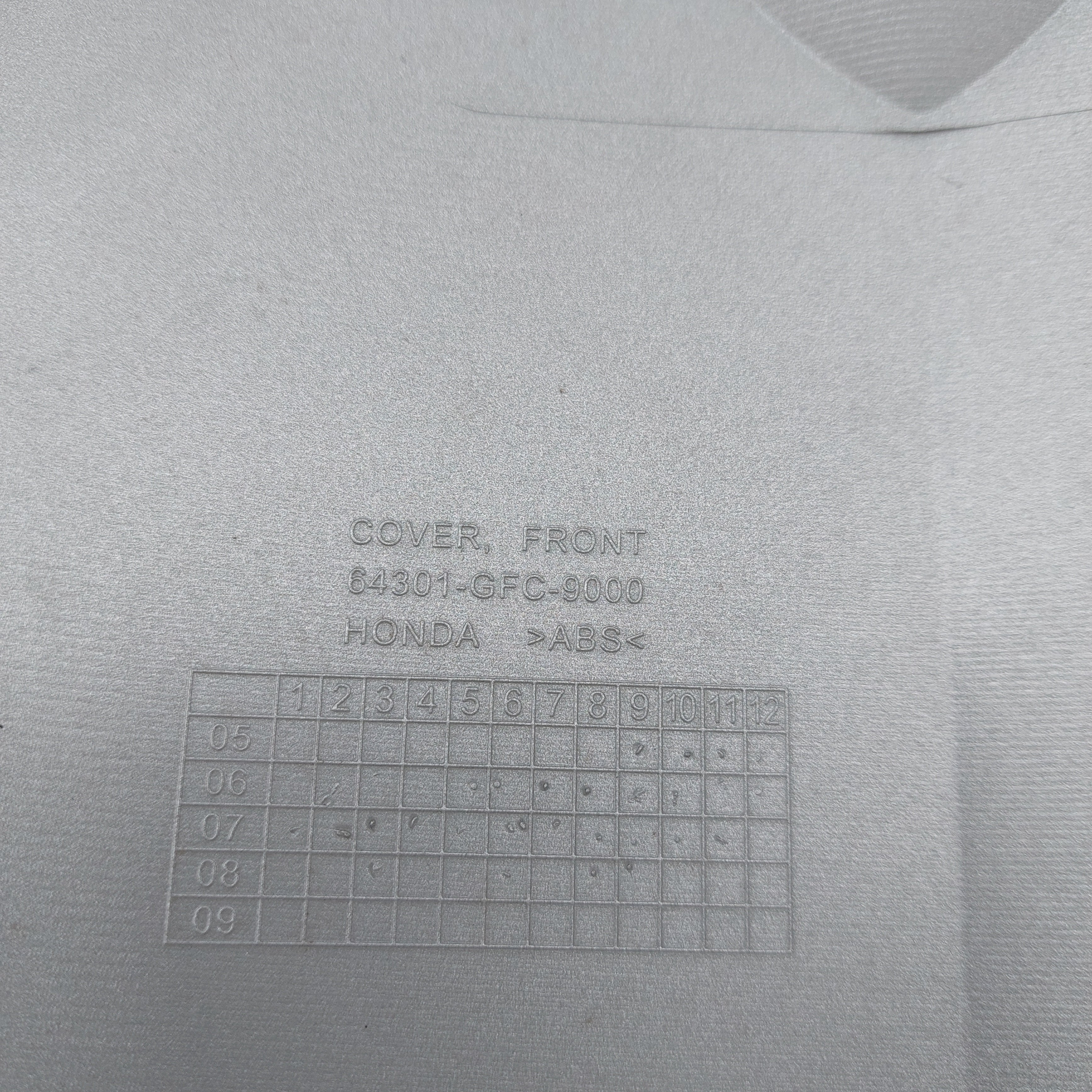 Honda Today Front Centre Panel - Silver (AF61)