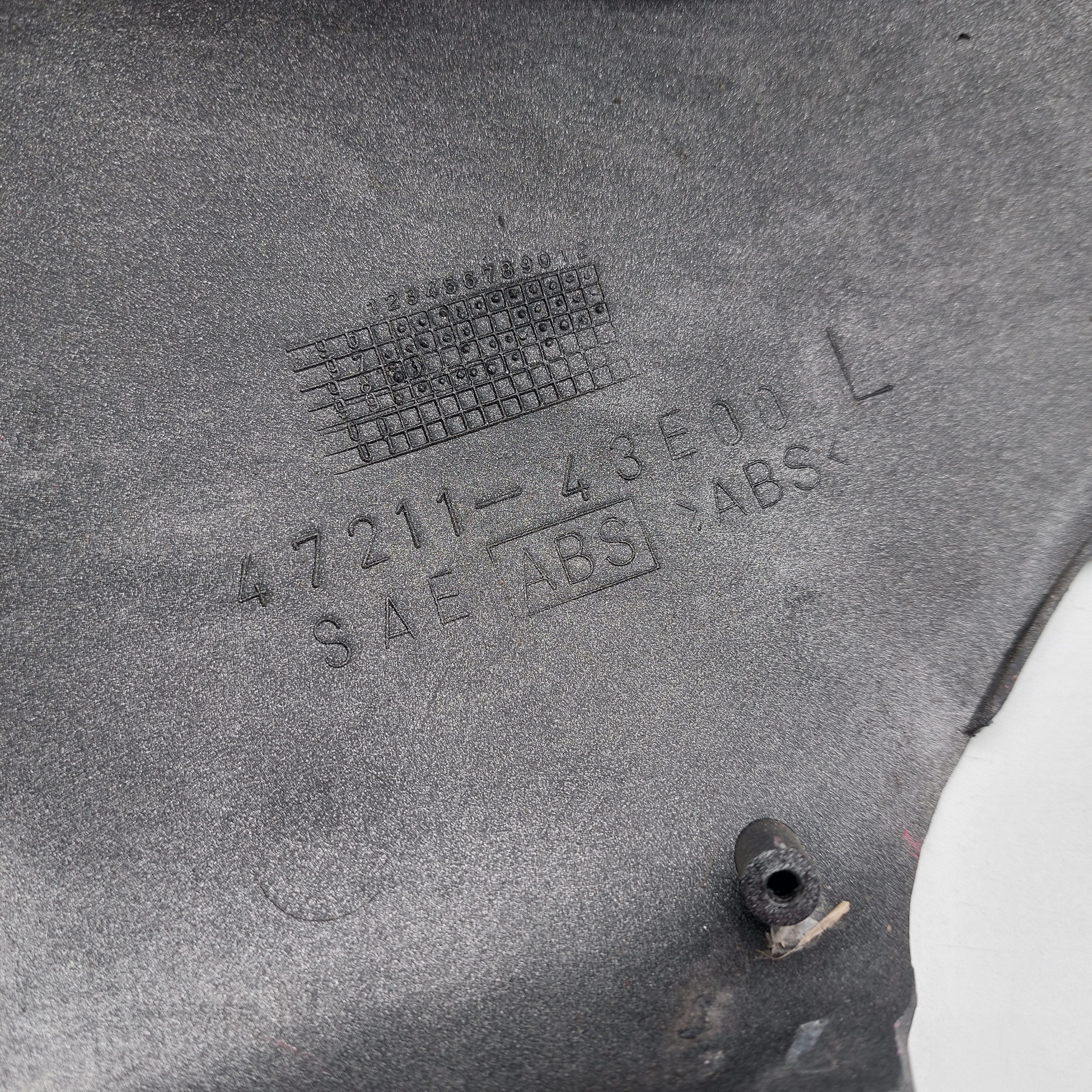 Suzuki AZ50/Lets2 LH Rear Side Panel - Silver
