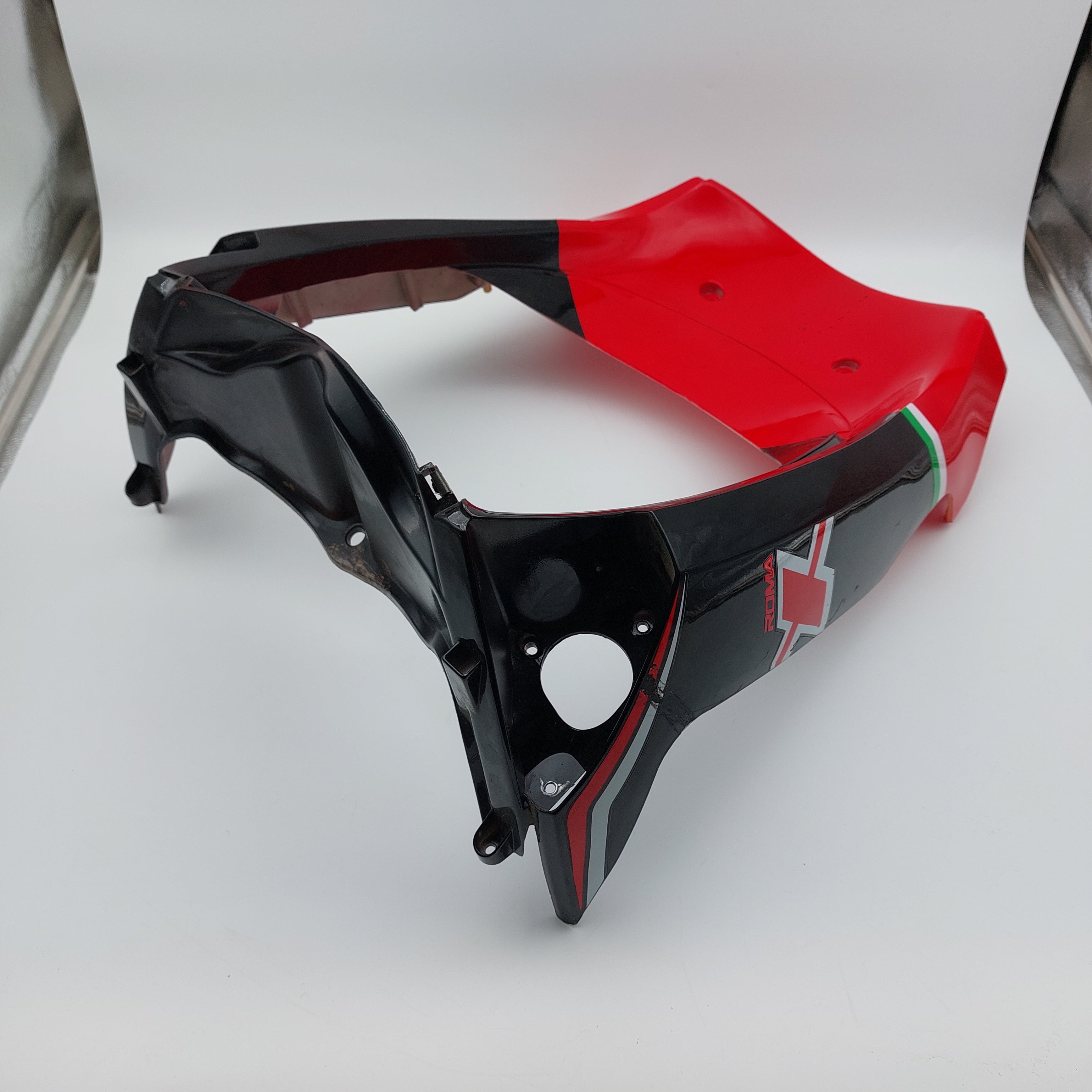 TNT Roma Front Lower Main Panel (New Model) - Black/Red