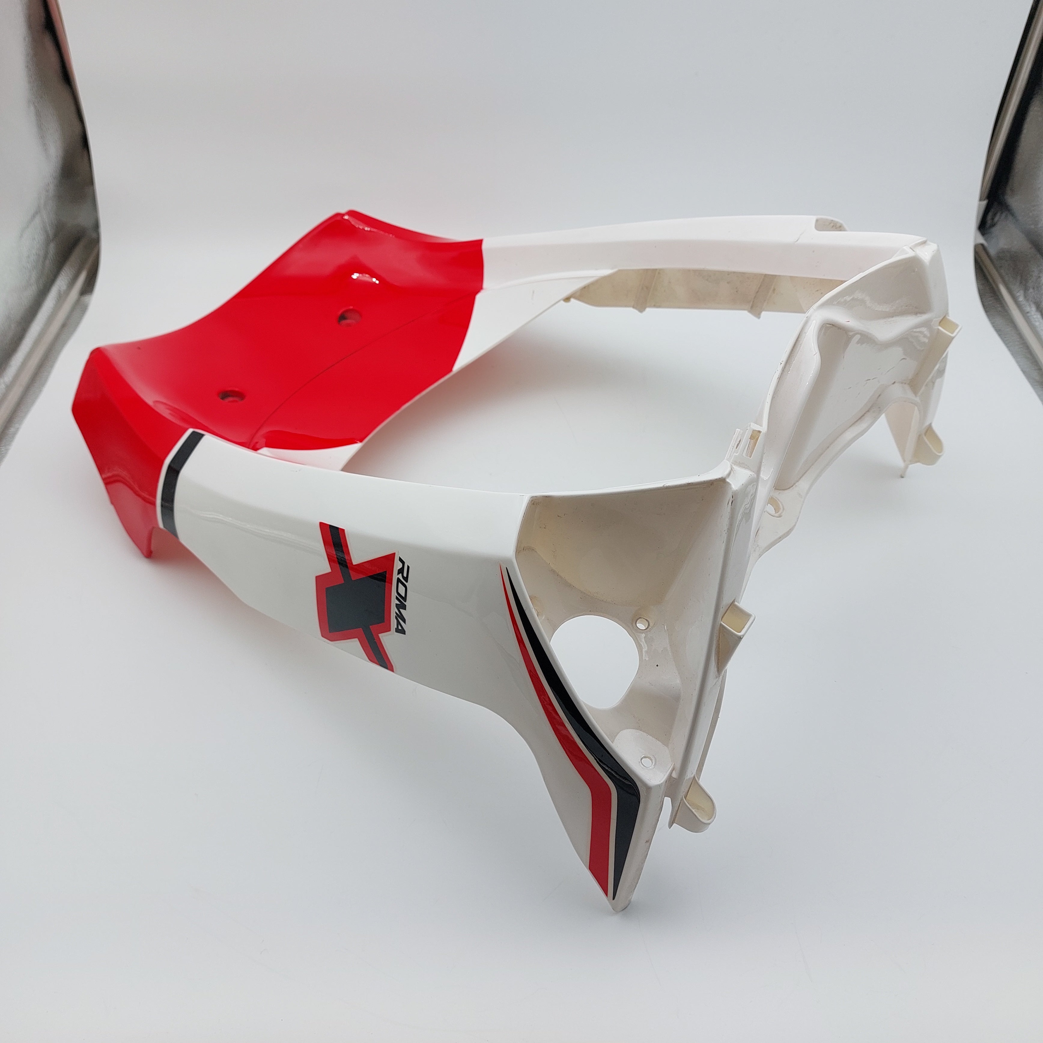 TNT Roma Front Lower Main Panel (New Model) - White/Red