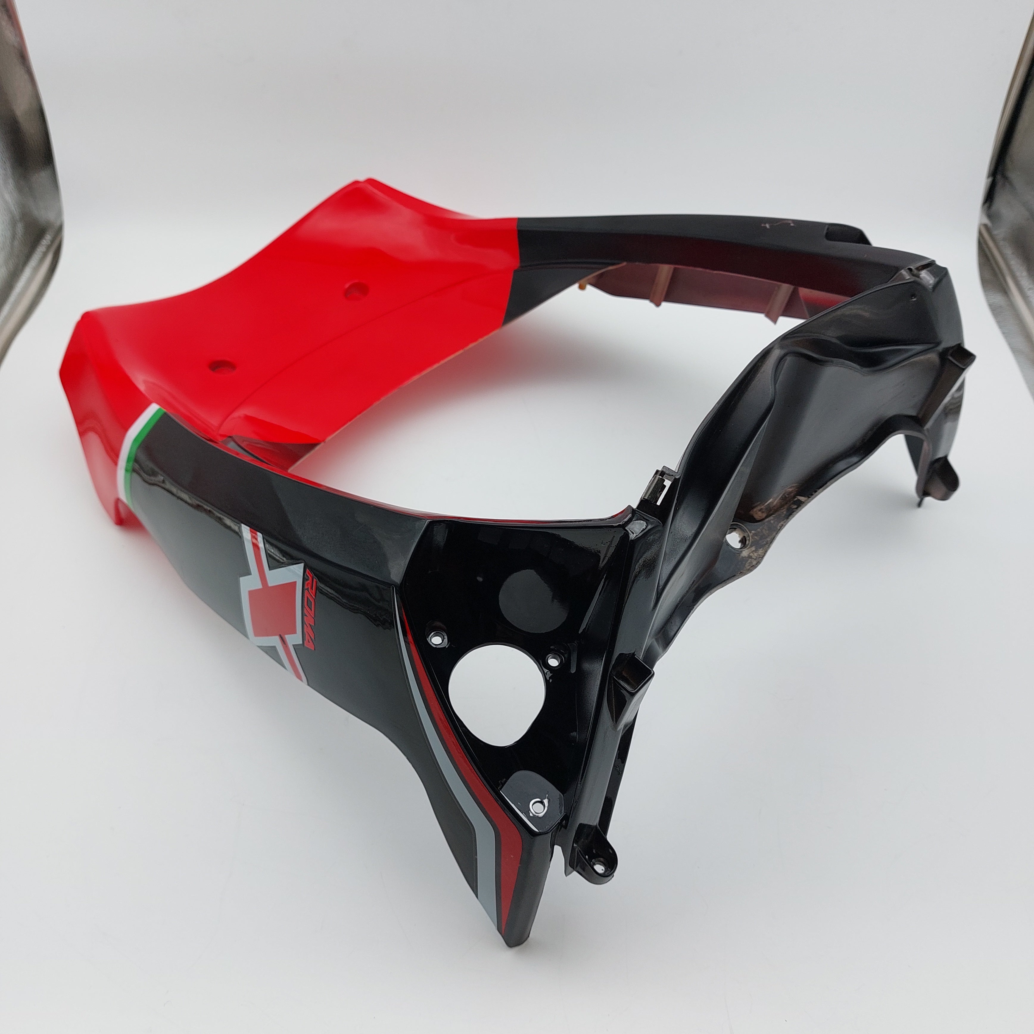 TNT Roma Front Lower Main Panel (New Model) - Black/Red