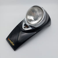 Vmoto Milan Headlight and Surround Assembly - Black