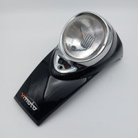 Vmoto Milan Headlight and Surround Assembly - Black