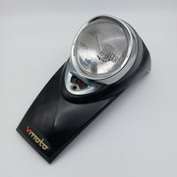 Vmoto Milan Headlight and Surround Assembly - Black