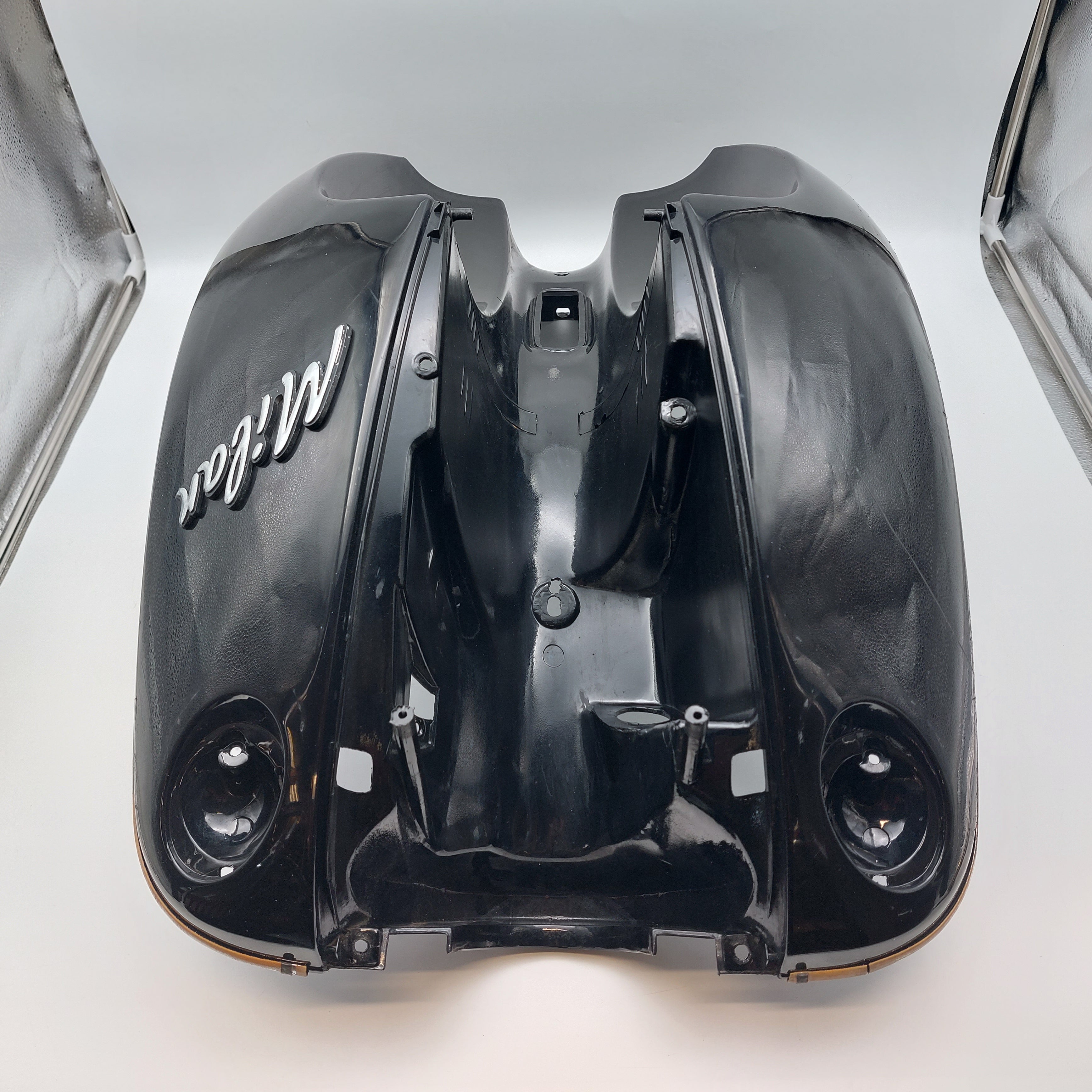 Vmoto Milan Main Front Panel (Leg Shield) - Black