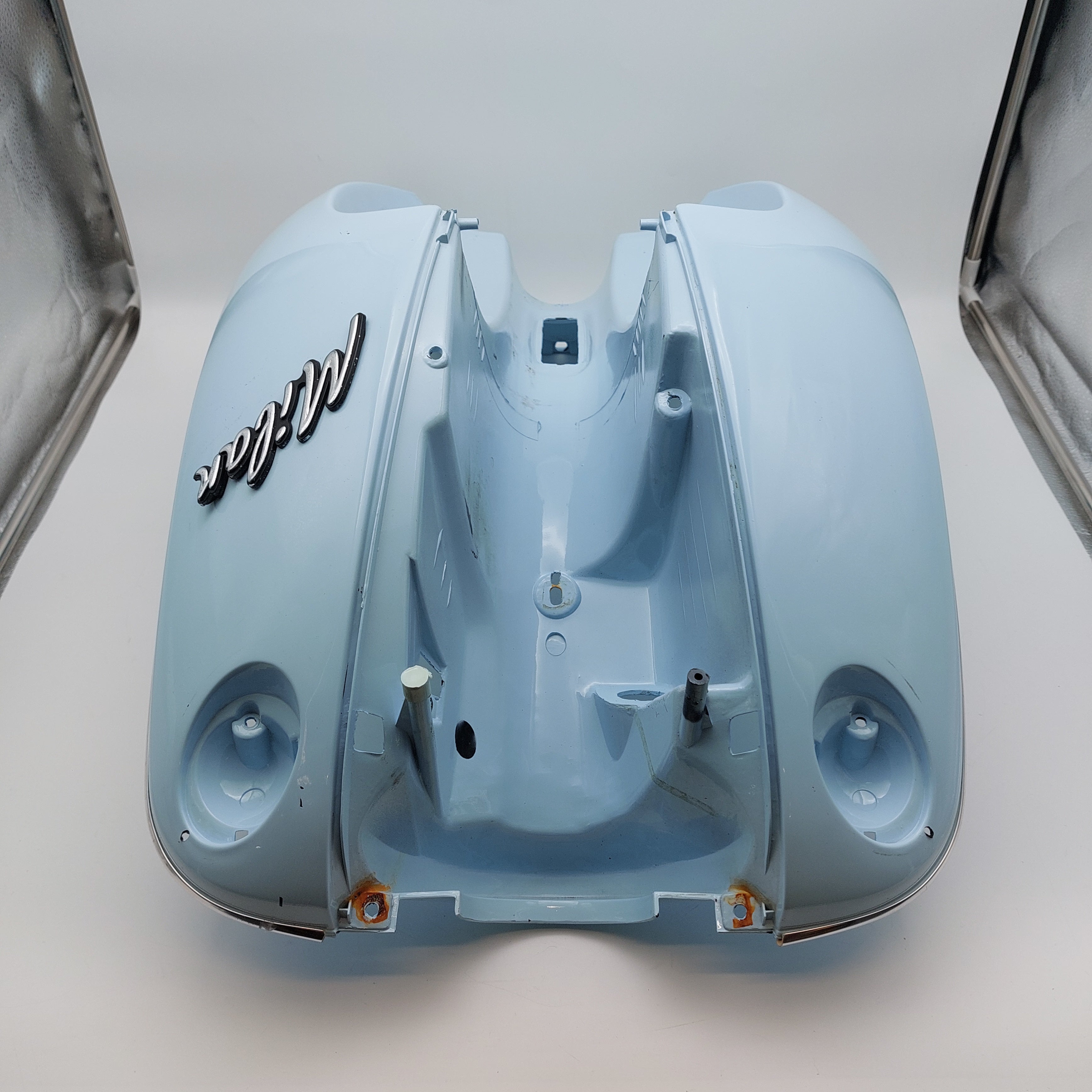 Vmoto Milan Main Front Panel (Leg Shield) - Light Blue