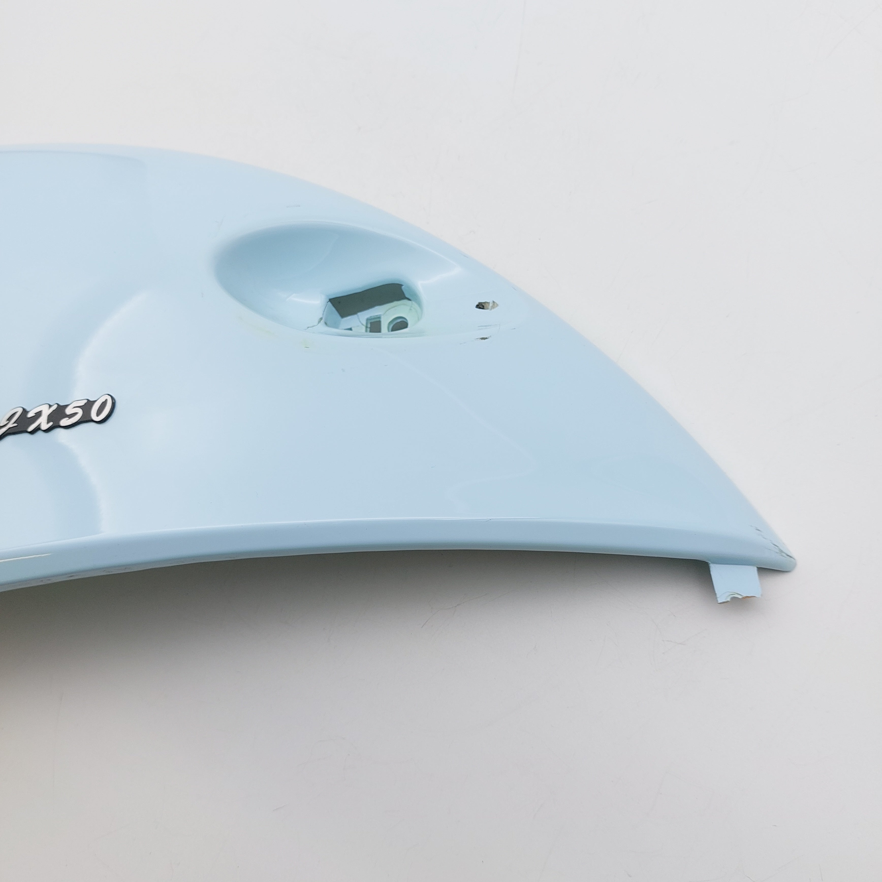 Vmoto Milan LH Rear Side Panel - Light Blue