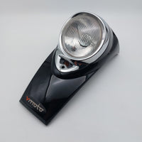 Vmoto Milan Headlight and Surround Assembly - Black
