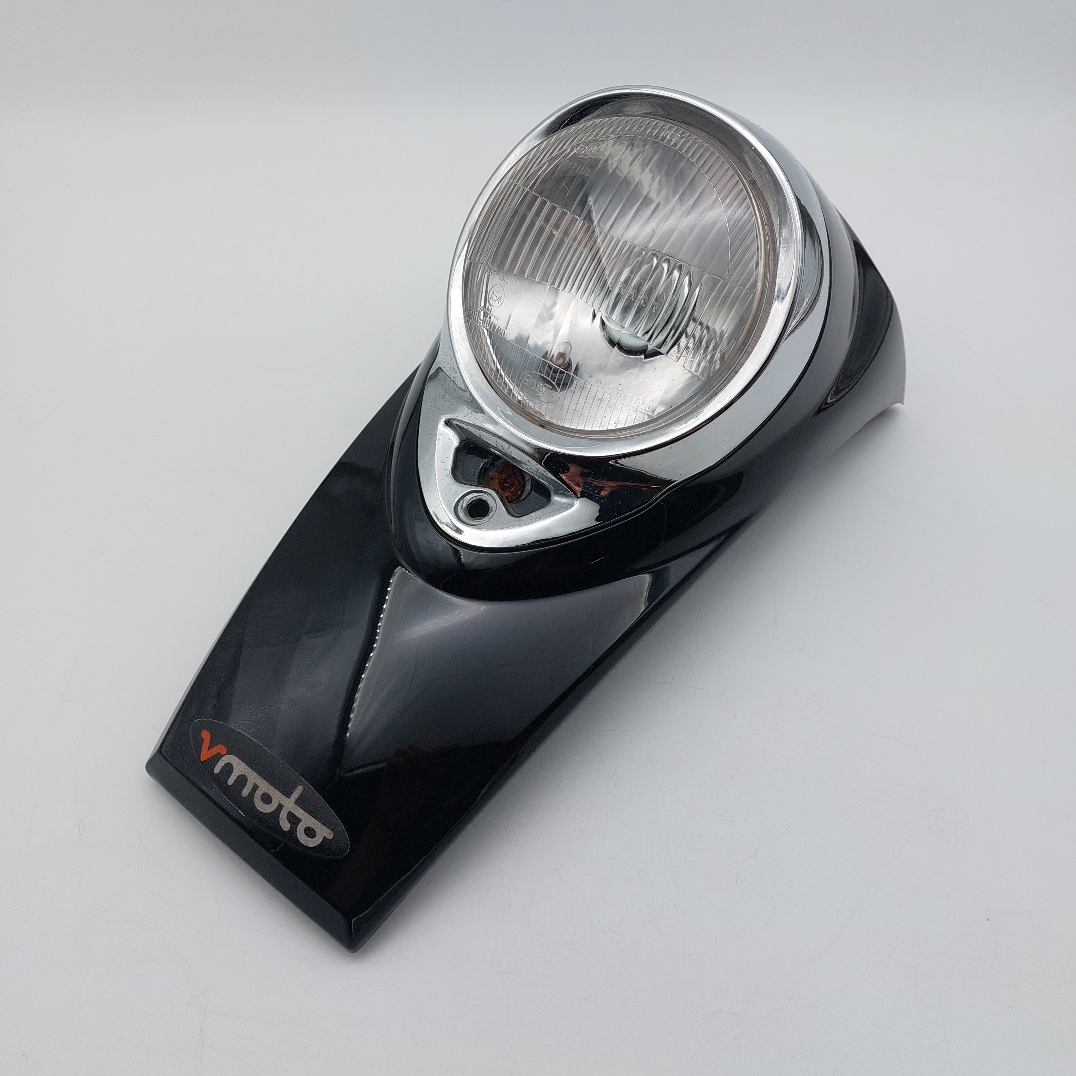 Vmoto Milan Headlight and Surround Assembly - Black