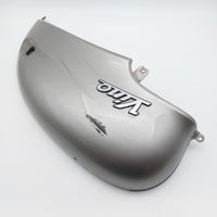 Yamaha Vino LH Rear Side Panel - Silver/Grey