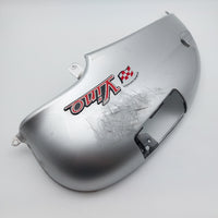 Yamaha Vino RH Rear Side Panel - Silver/Grey