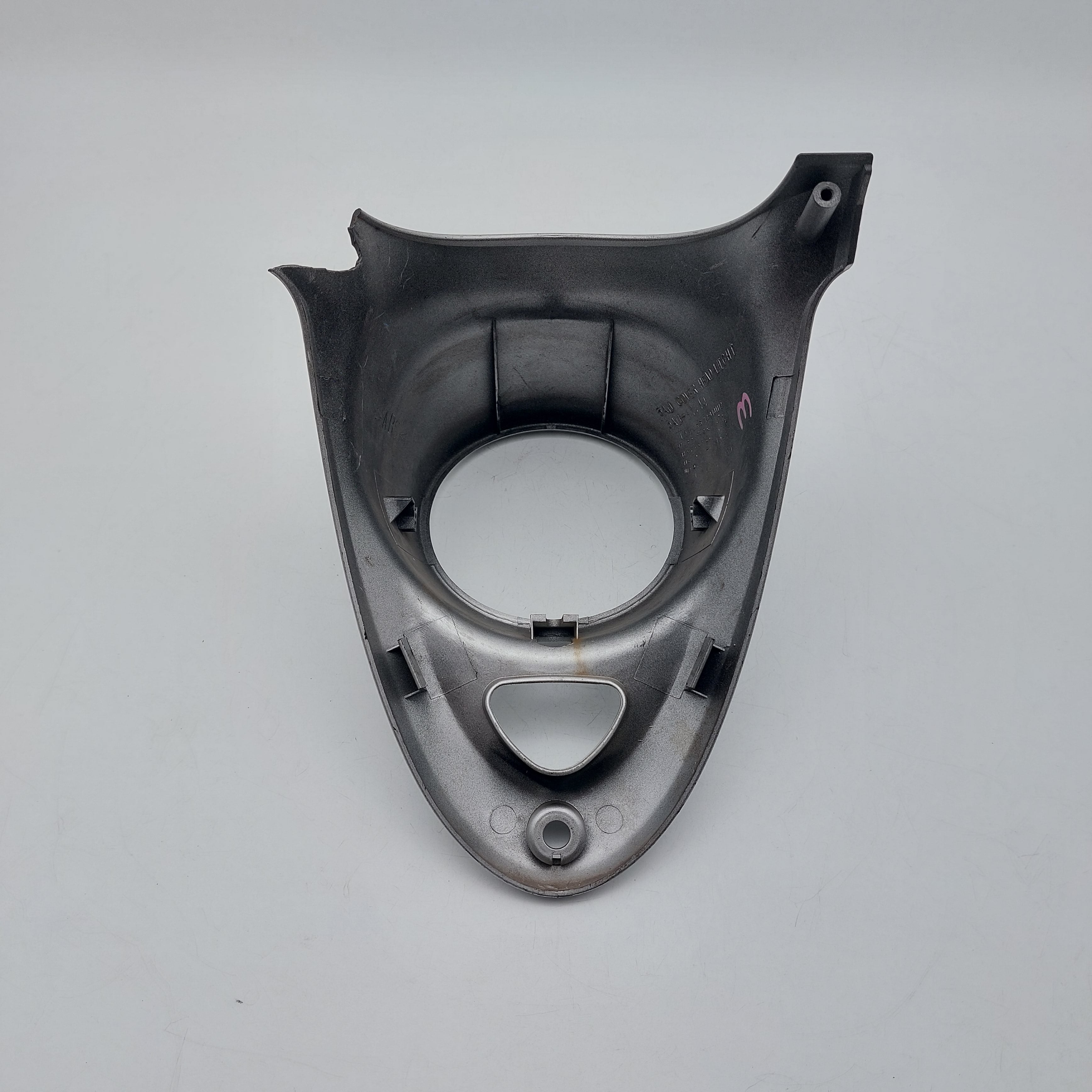 Yamaha Vino Head Light Surround Panel - Silver/Grey