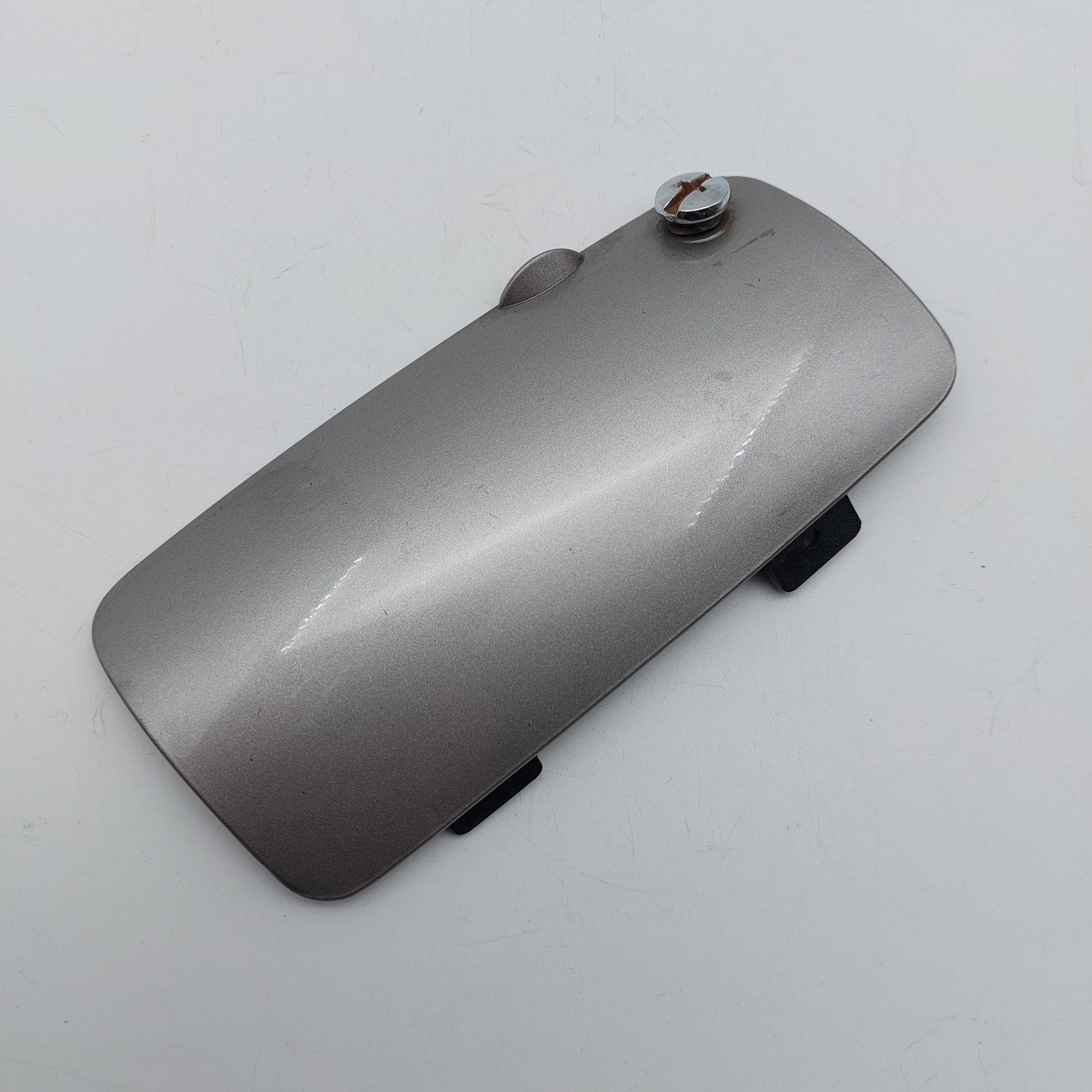 Yamaha Vino Oil Tank Cover Panel - Silver/Grey